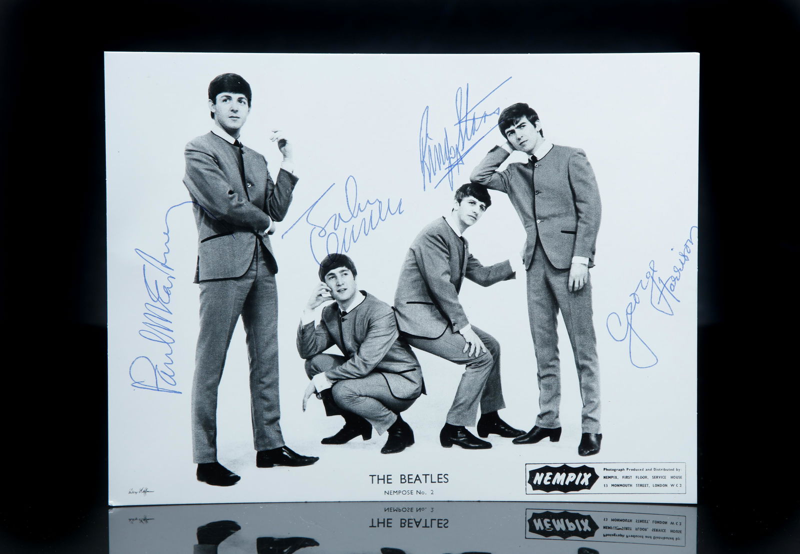 THE BEATLES SIGNED NEMPOSE 2 PHOTOGRAPH (1 of 5)