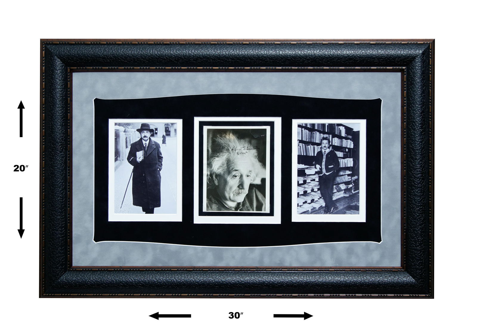 Einstein E=MC2 Signed Photo Dated Feb 6 1949 (1 of 4)