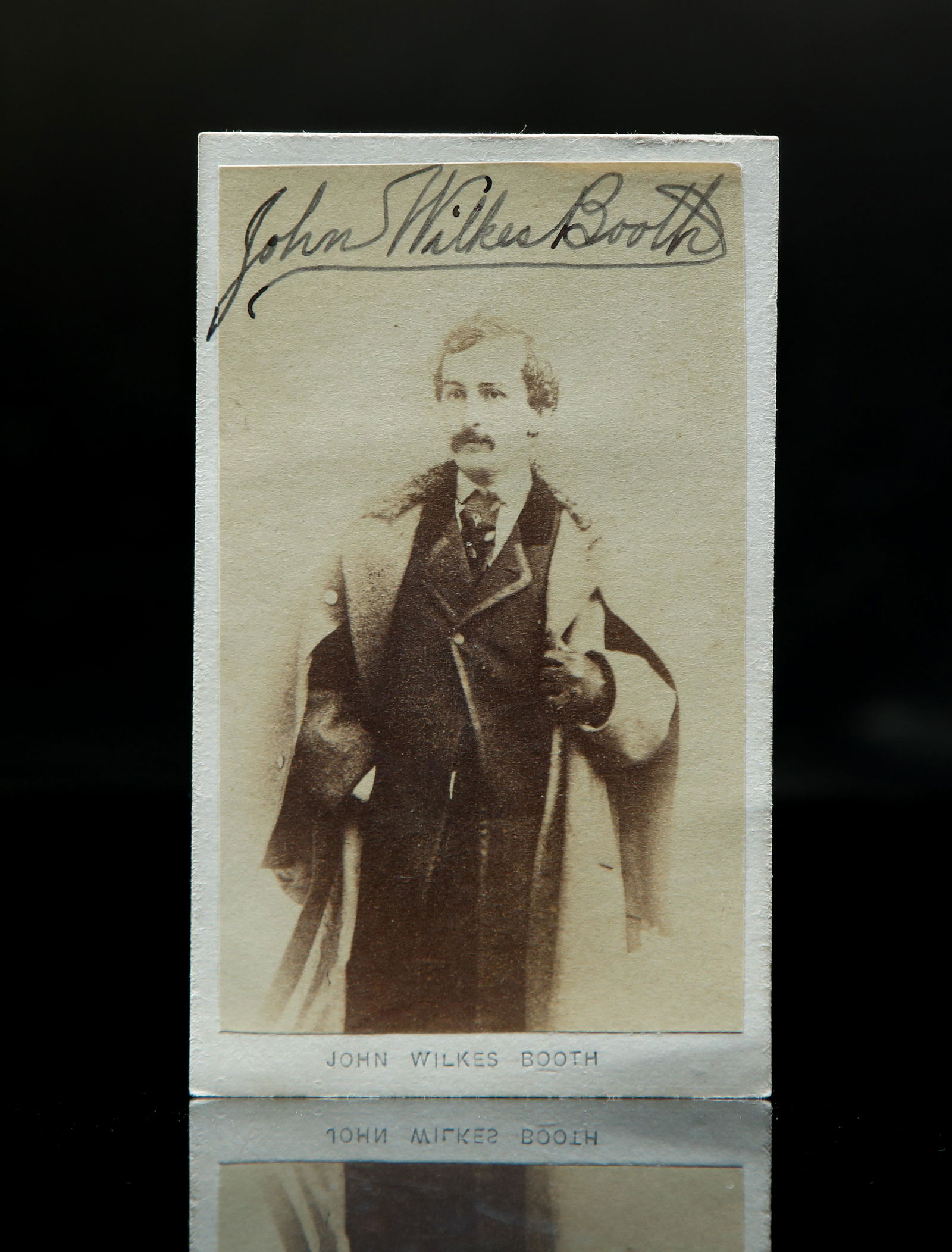 John Wilkes Booth Signed CDV Photo (1 of 5)
