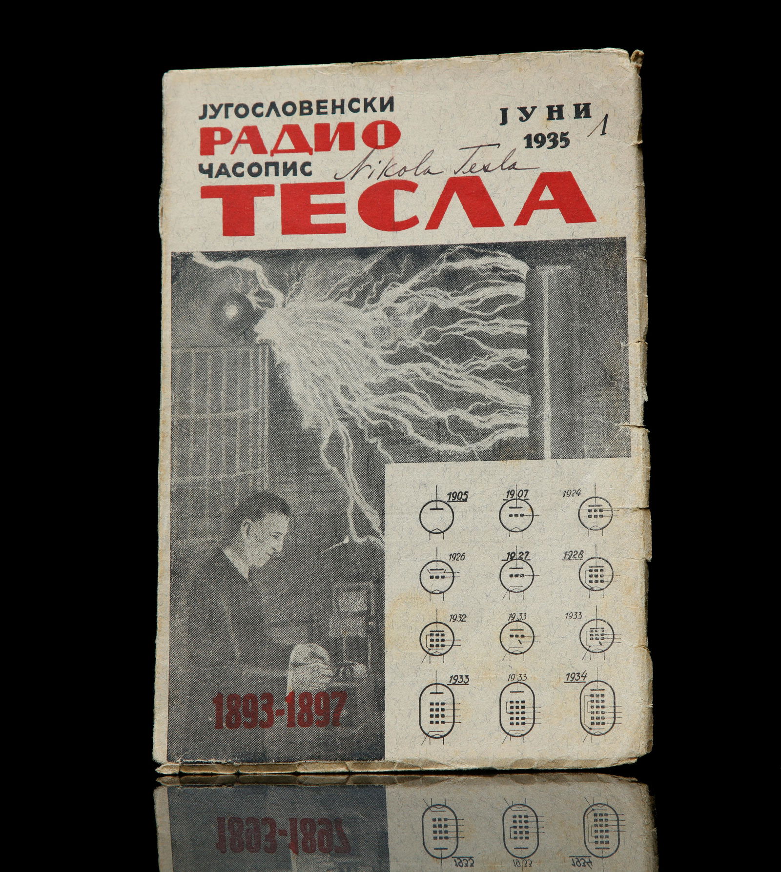 NIKOLA TESLA SIGNED MAGAZINE (1 of 7)
