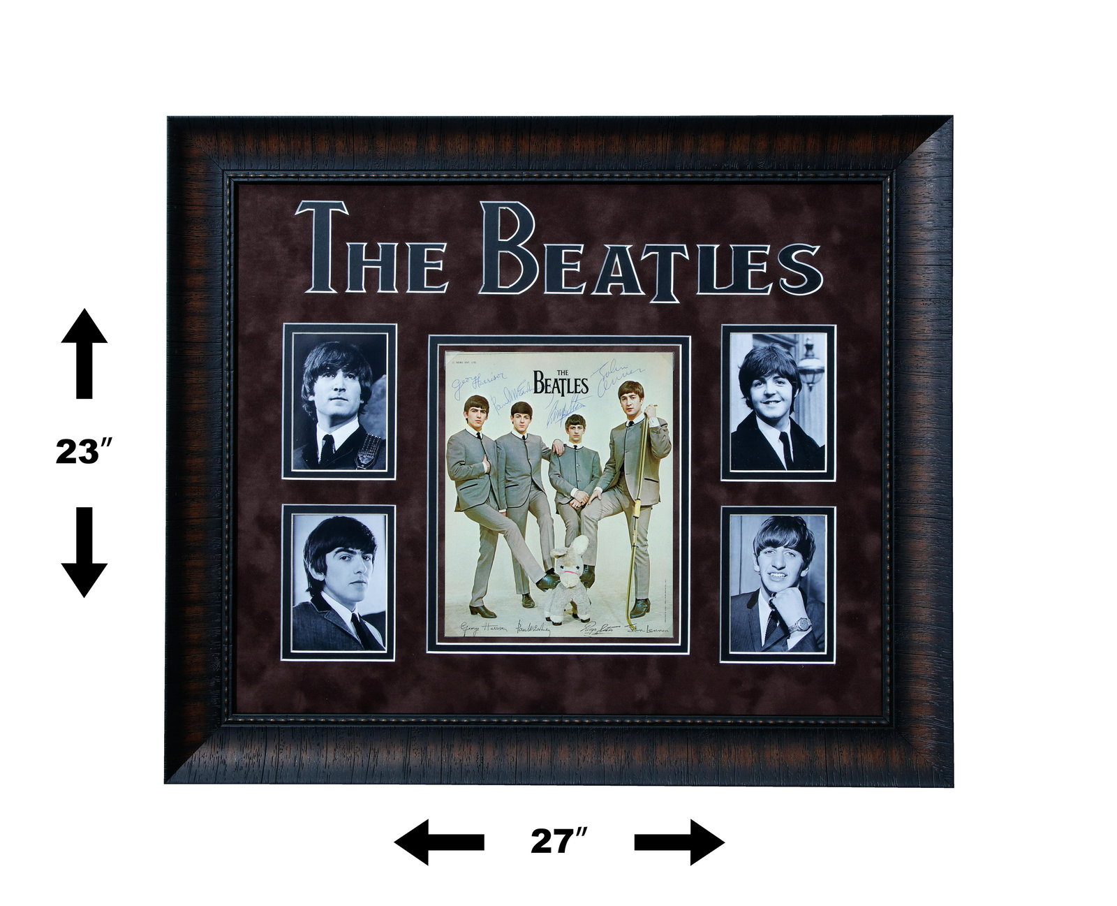 THE BEATLES SIGNED 8 X 10 PICTURE CARD (1 of 5)