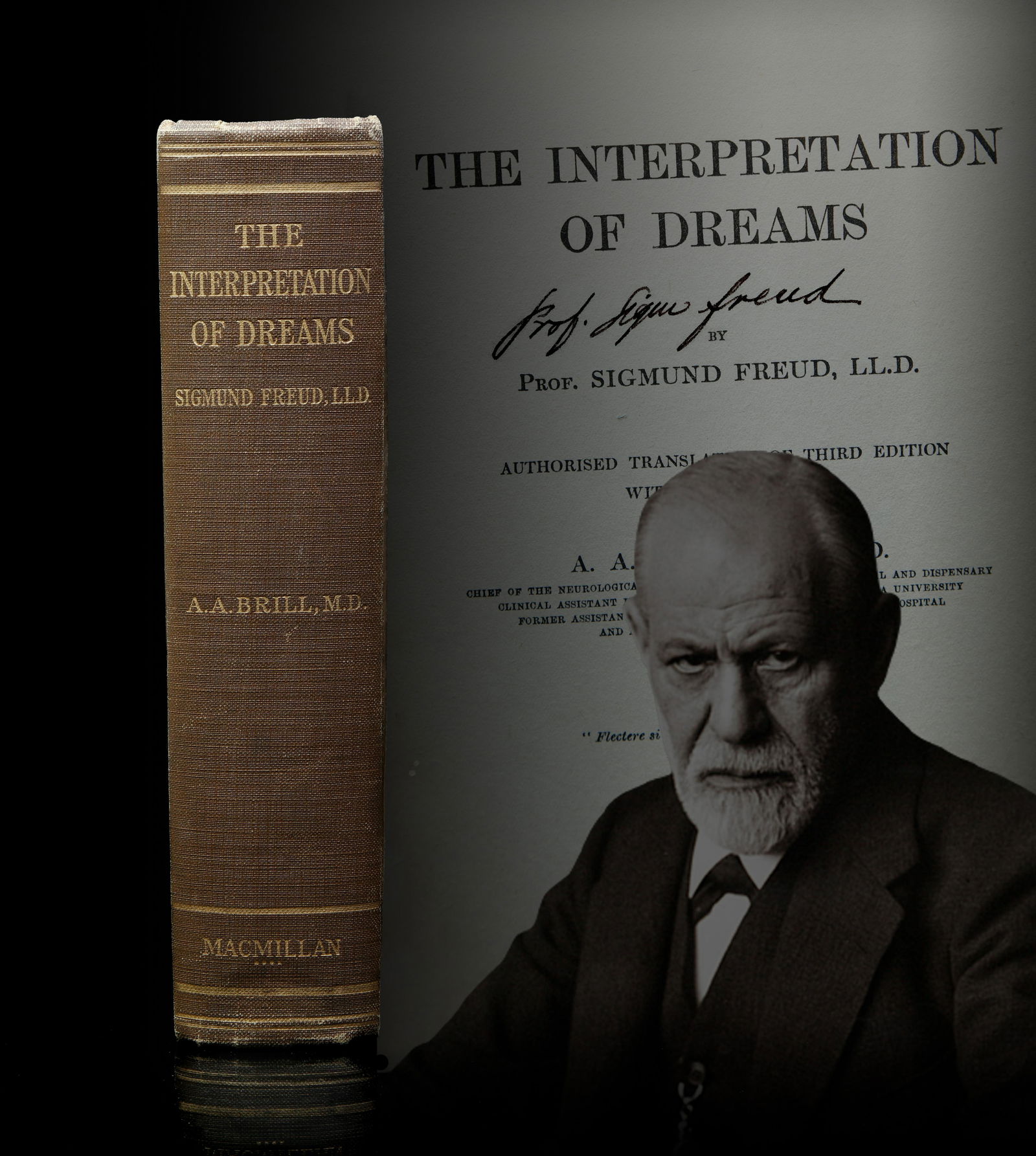 SIGMOND FREUD SIGNED BOOK "THE INTERPRETATION OF DREAMS" (1 of 5)