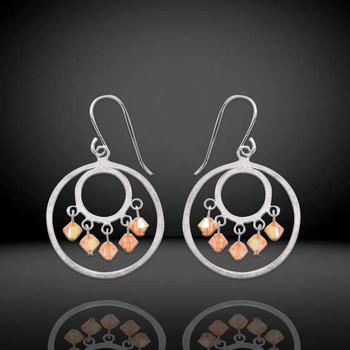 Sterling Silver Crystals Drop Earrings (1 of 1)