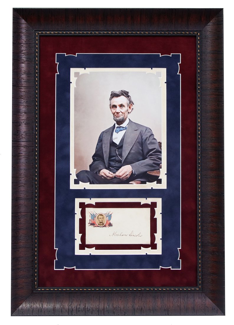 Abraham Lincoln Signed Envelope With His Image (1 of 4)
