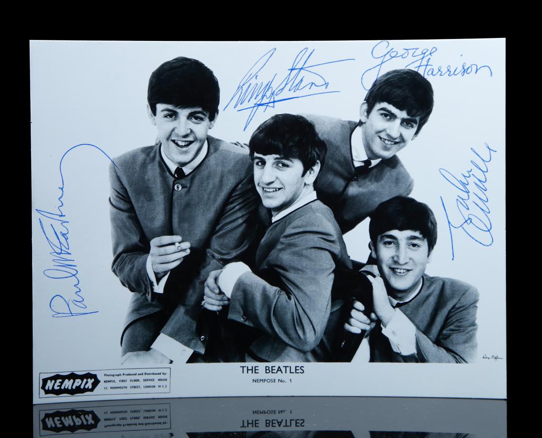BEATLES SIGNED NEMPOSE 1 PHOTOGRAPH (1 of 4)