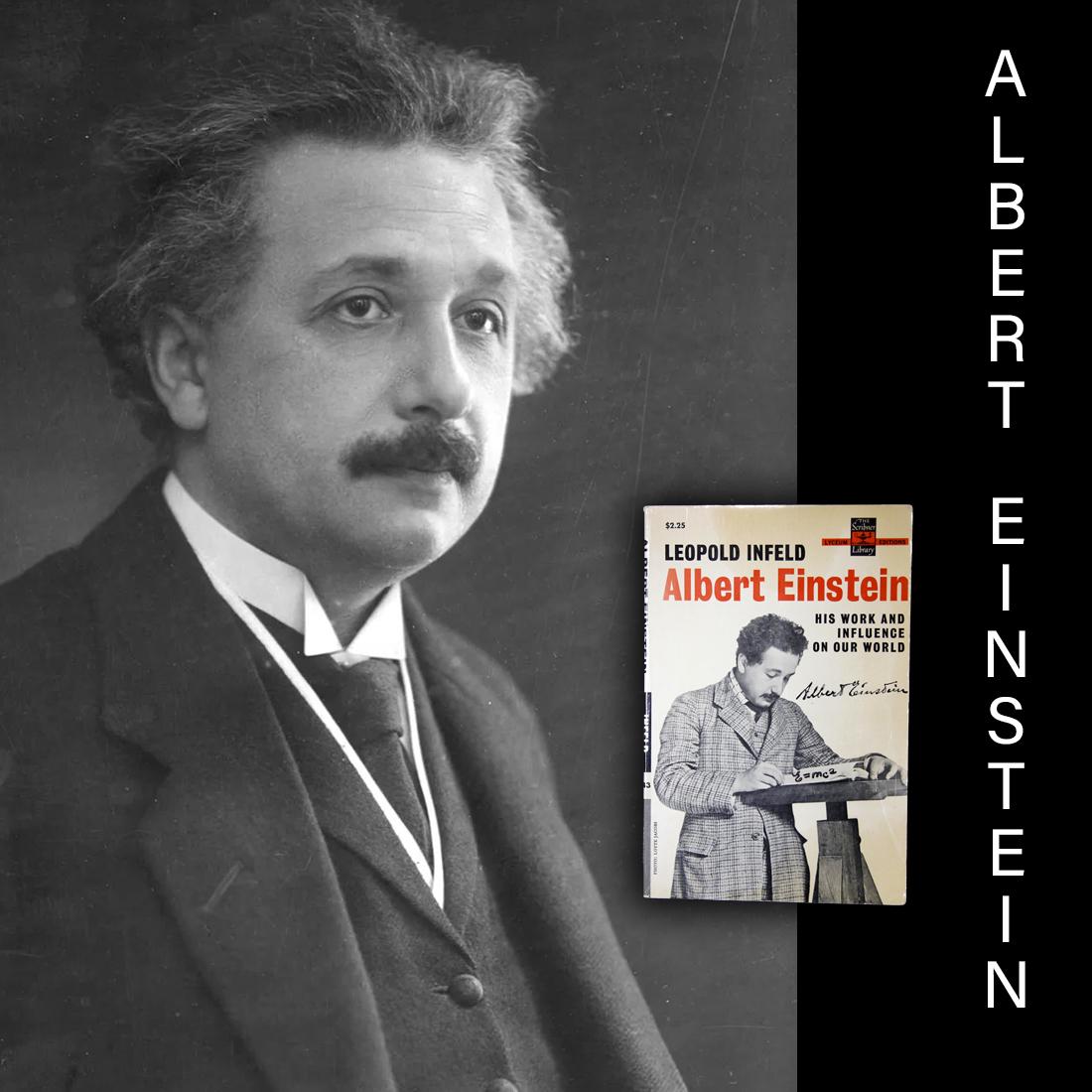 Albert Einstein Signed Book  by "Leopold Infeld" (1 of 5)
