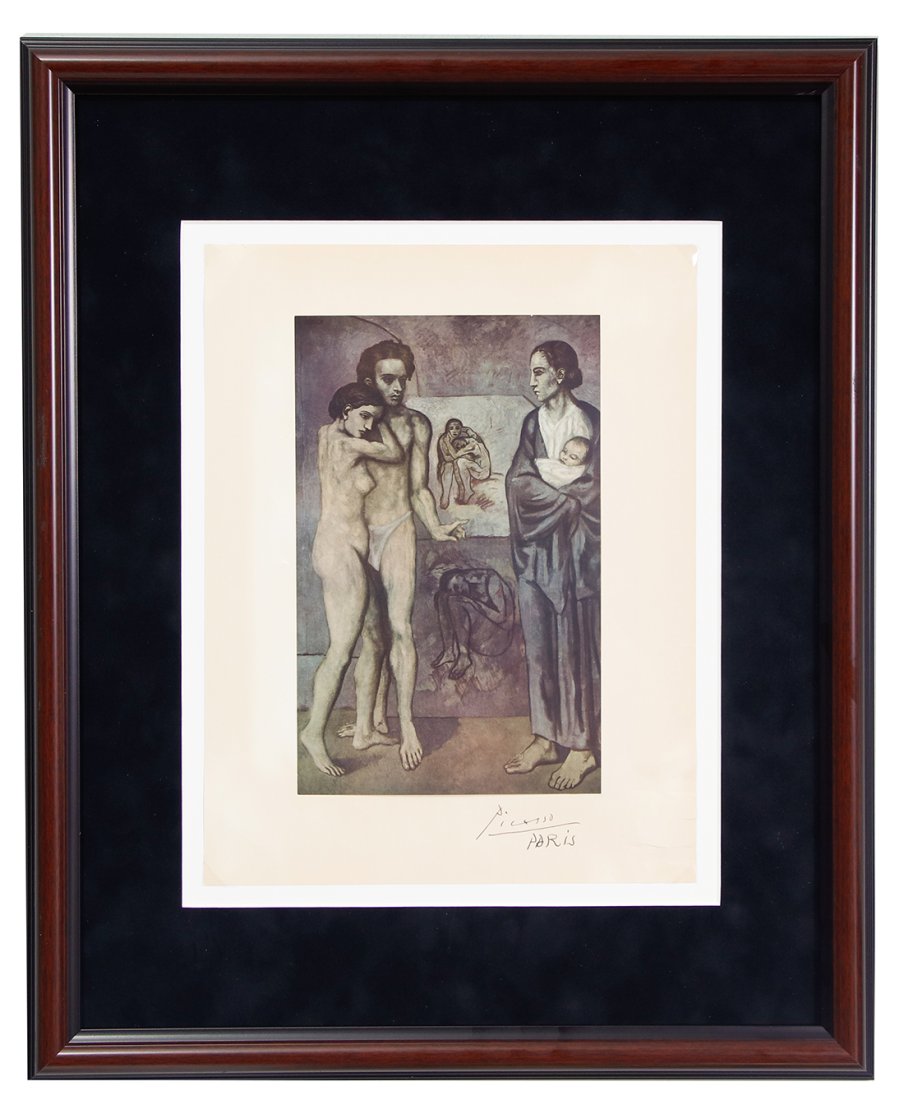 Pablo Picasso Signed Print (1 of 4)