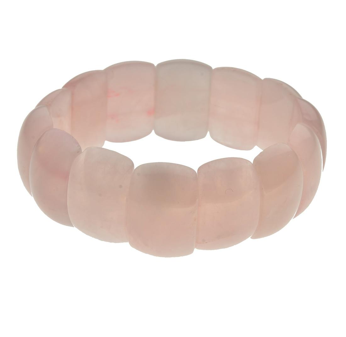 Rose Quartz Stretch Bracelet (1 of 1)