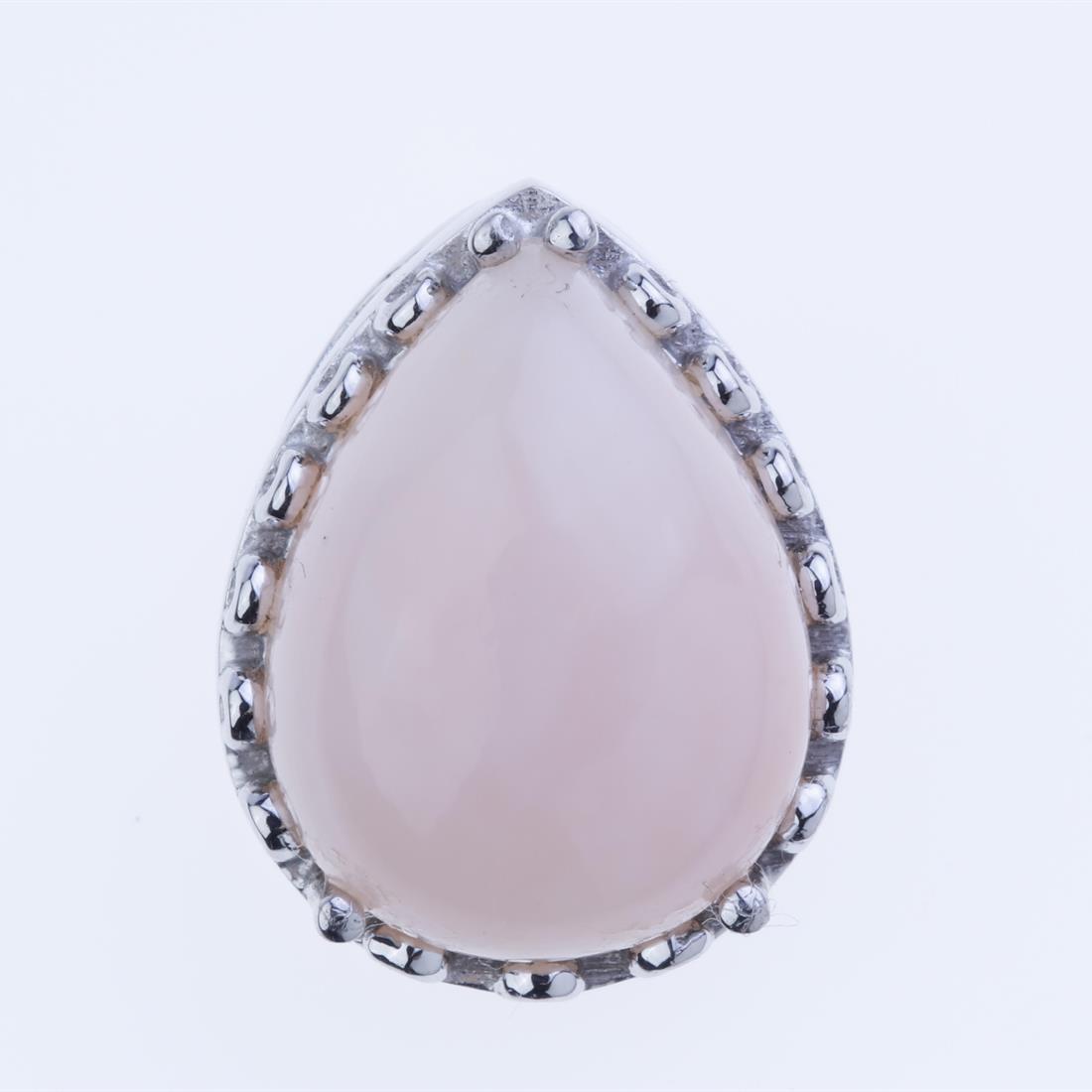 Pink Opal Sterling Silver Pendant (1 of 2)