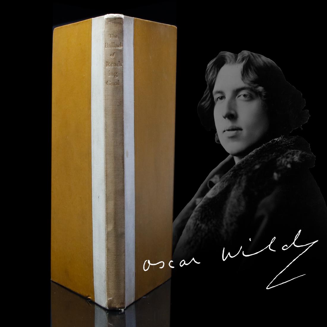 Oscar Wilde Twice Signed Book "Reading Gaol" 1898 (1 of 7)