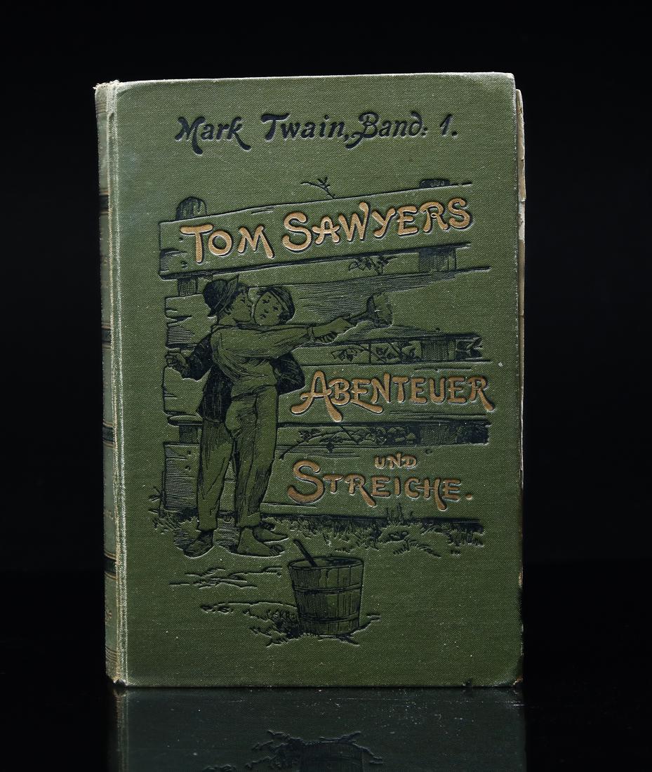 Mark Twain Signed "The Adventure Of Tom Sawyer" (1 of 7)