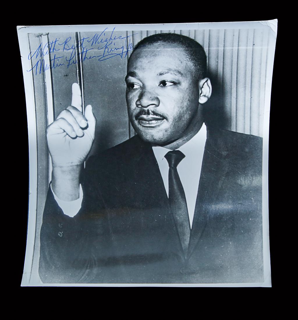 Martin Luther King Jr. Signed & Inscribed Photo (1 of 6)