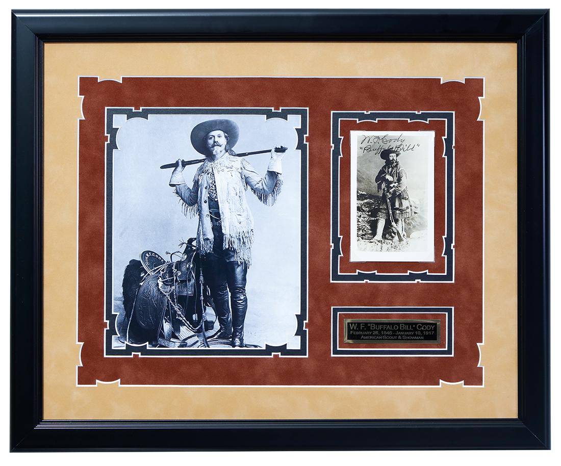 WILLIAM "BUFFALO BILL" CODY SIGNED POSTCARD (1 of 5)