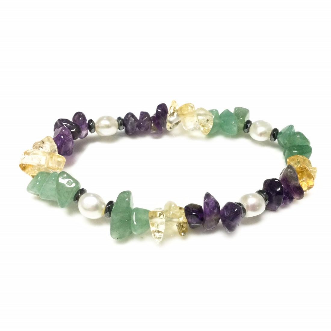 Multi Stone Stretch Bracelet (1 of 1)