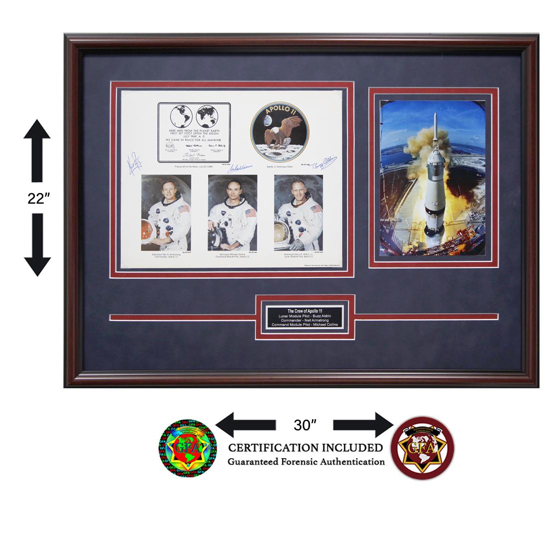 APOLLO XI CREW SIGNED PHOTOGRAPH (1 of 8)