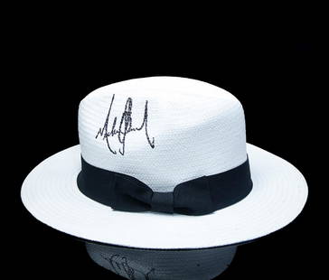 Michael Jackson Signed White Hat: Michael Joseph Jackson (August 29, 1958 â€“ June 25, 2009) was an American singer, songwriter, record producer, dancer, and actor. Called the King of Pop, his contributions to music and dance, al