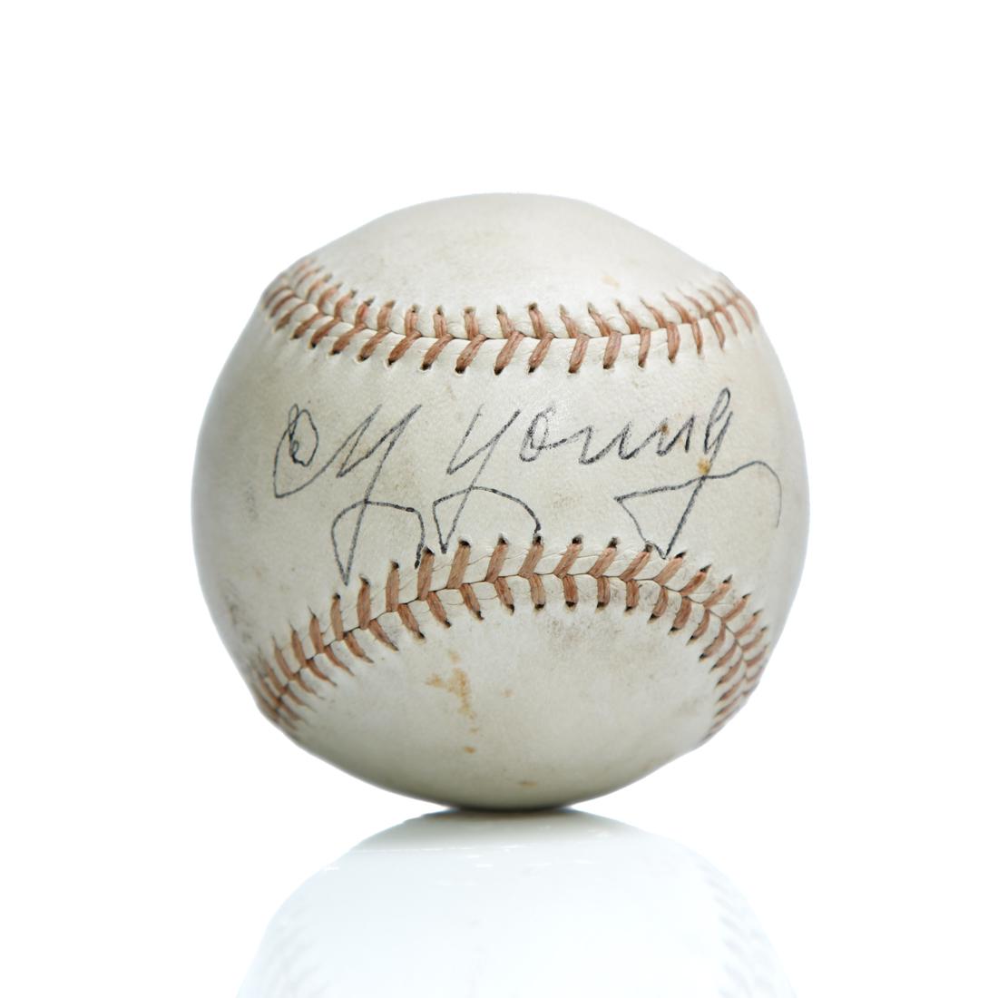 Cy Young Signed Spalding Baseball (1 of 5)