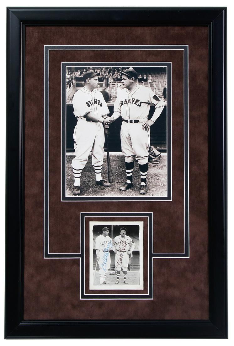 Babe Ruth & Bill Dickey Signed 8x10 Photo (1 of 4)