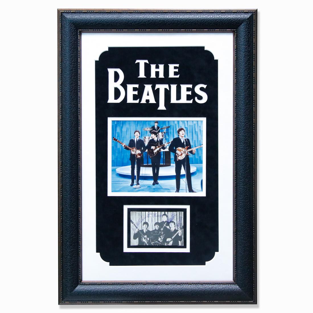 Beatles On Stage with Guitars Signed Postcard (1 of 7)