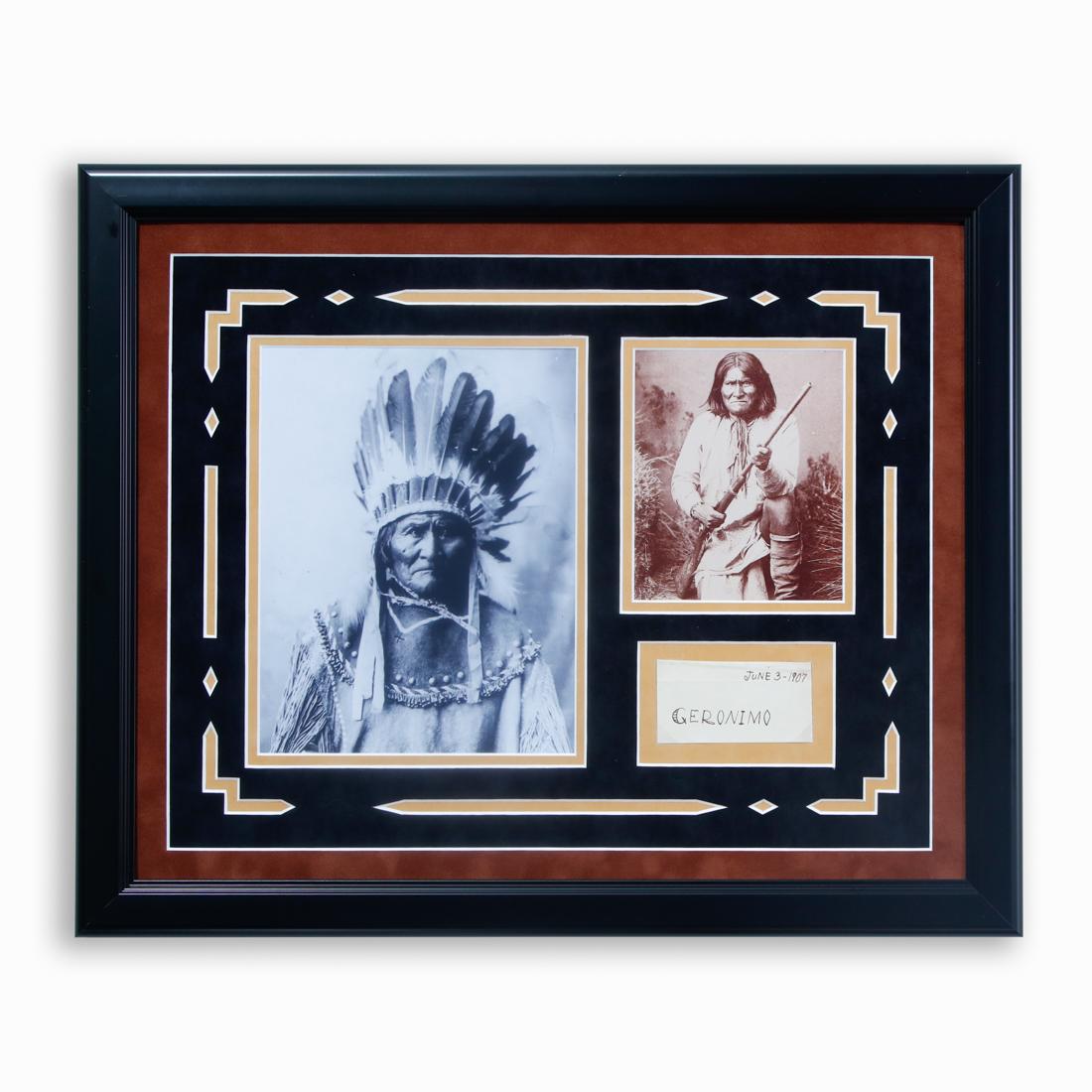 GERONIMO SIGNED DATED CUT (1 of 5)