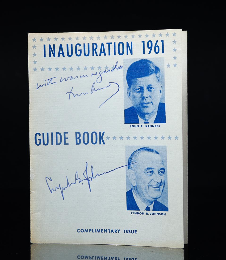 Kennedy & Johnson Signed 1961 Inauguration Guide (1 of 5)