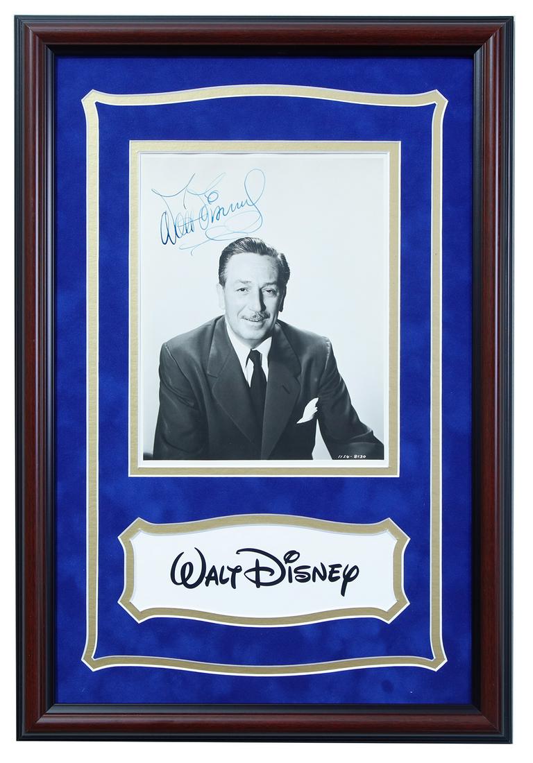 Walt Disney Signed 8 x 10 Photograph (1 of 4)