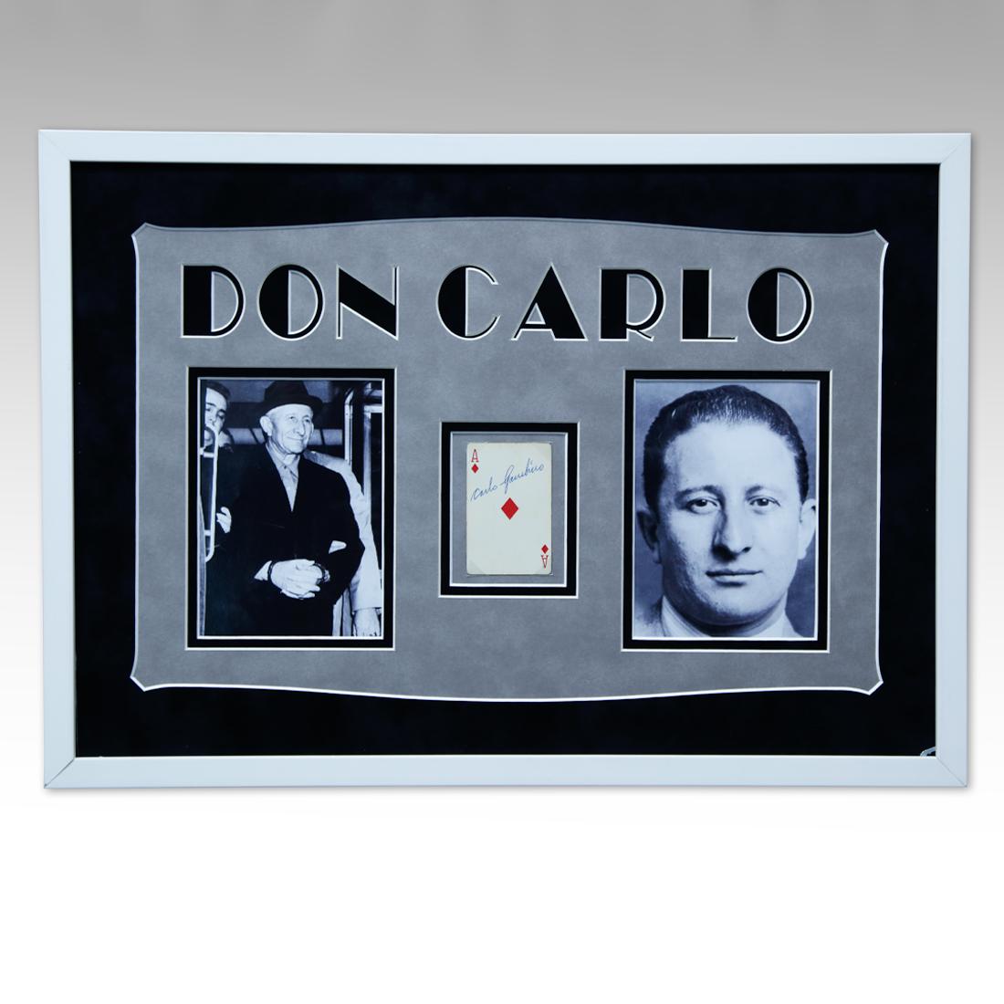 Carlo Gambino Signed Playing Card (1 of 4)