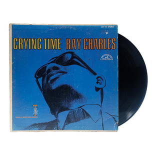 Ray Charles Signed "Crying Time" Album: Crying Time is a studio album by Ray Charles released in February 1966 as the first release on his label Tangerine, which was distributed by ABC Paramount. Ray Charles Robinson Sr. (September 23, 1930