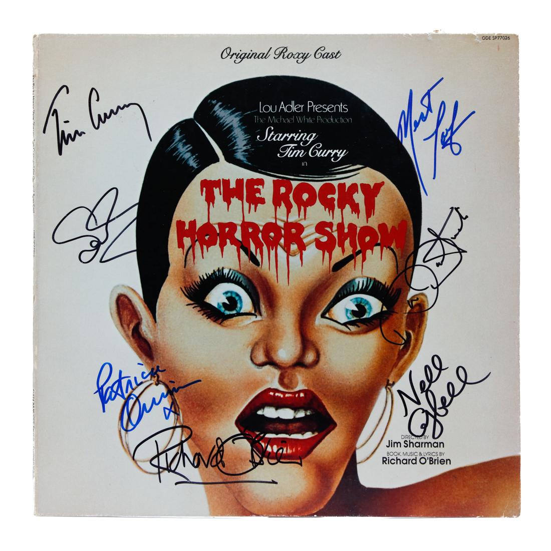 The Rocky Horror Show Cast Signed Album Cover (1 of 6)