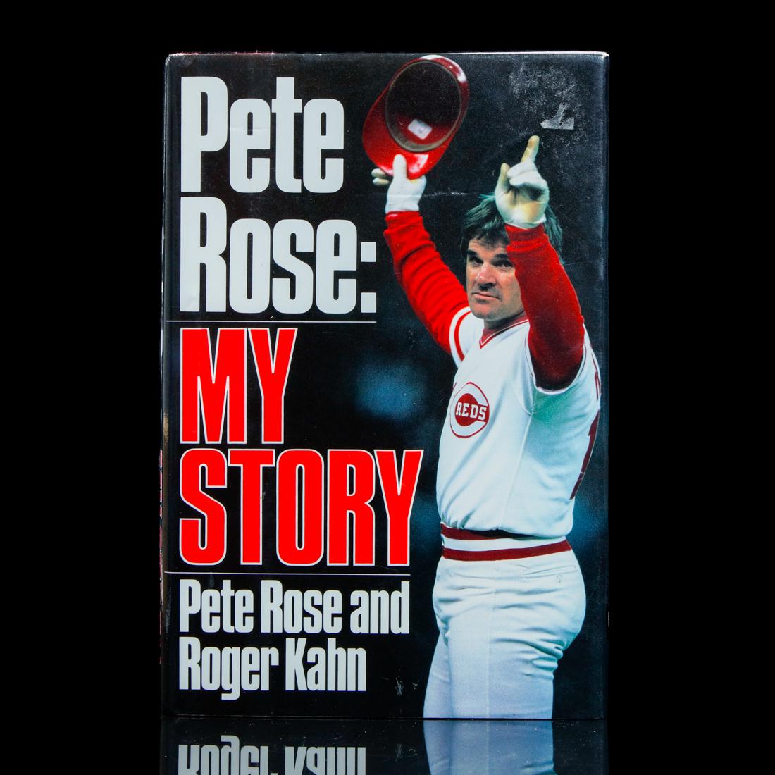 Pete Rose Signed Book "My Story" (1 of 5)