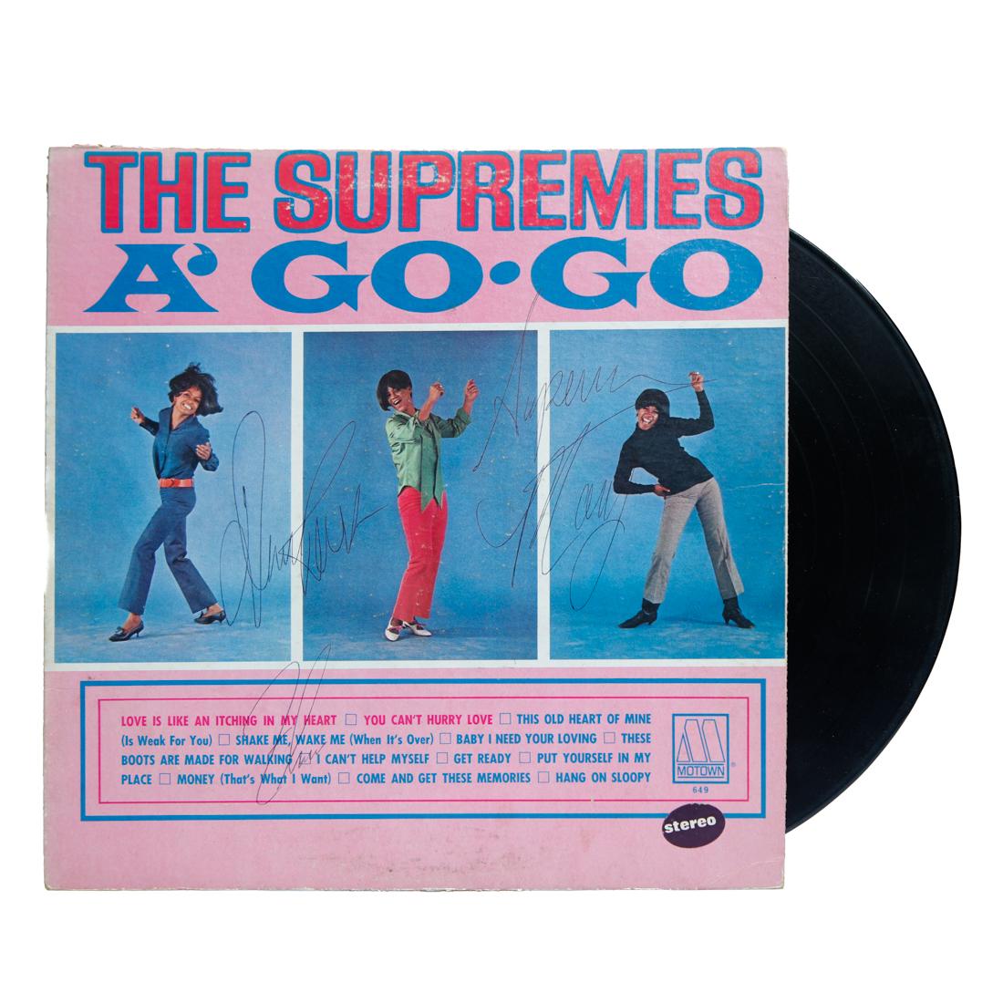 Diana Ross & The Supremes Signed Album (1 of 7)