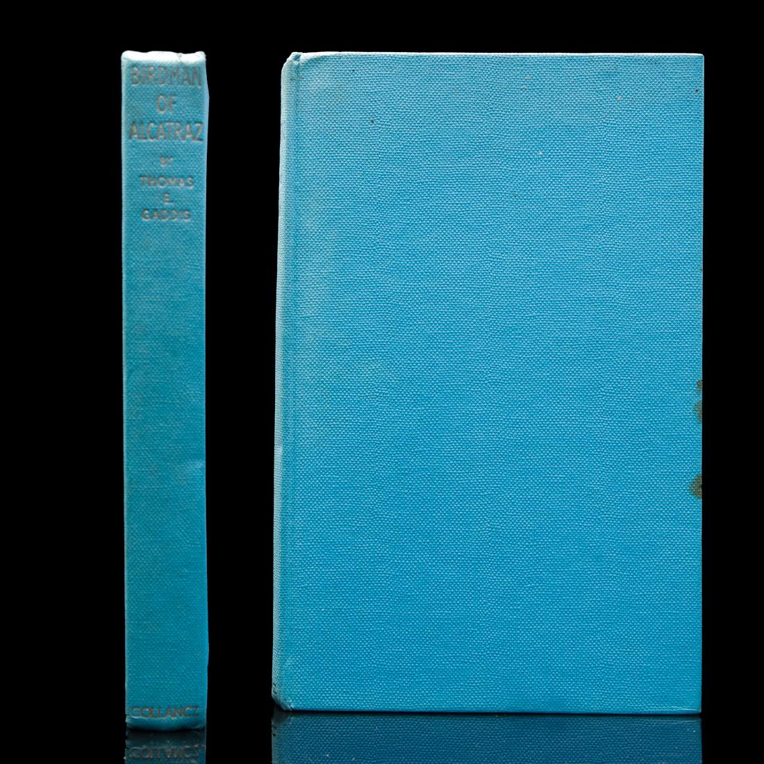 Original First Edition "Birdman of Alcatraz": First edition of this work, basis for the classic film starring Burt Lancaster, Karl Malden and Thelma Ritter. This is the fantastic story of a self-taught authority who has endured over half a lifeti