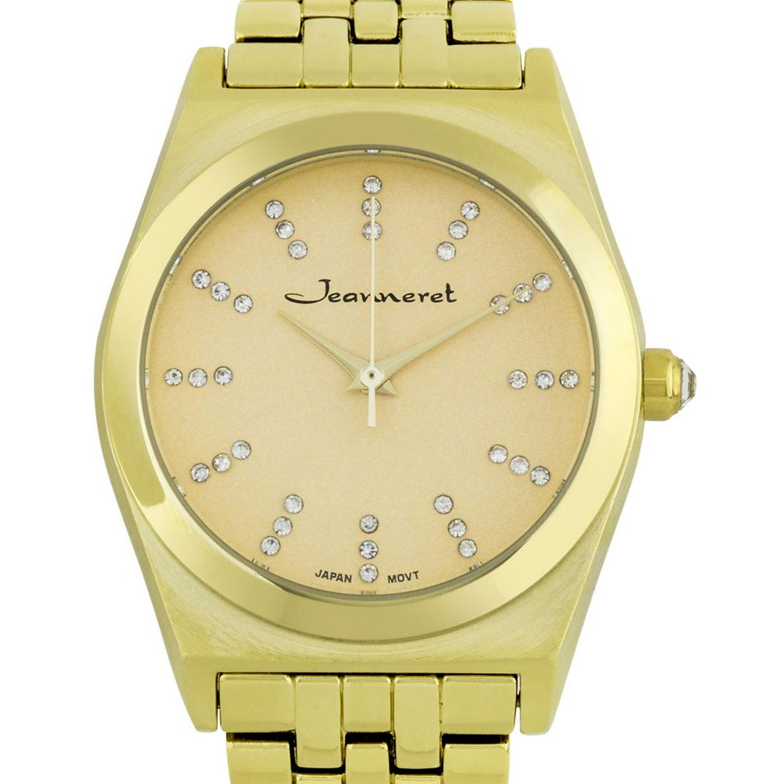 Causal Crystal Hour Indices Ladies Watch: The Jeanneret is simple, a classic design proven over the years, but with a twist. The beautiful Czech crystal Hour Indices are a perfect mix between subtle and too much. The 34mm case is also just th
