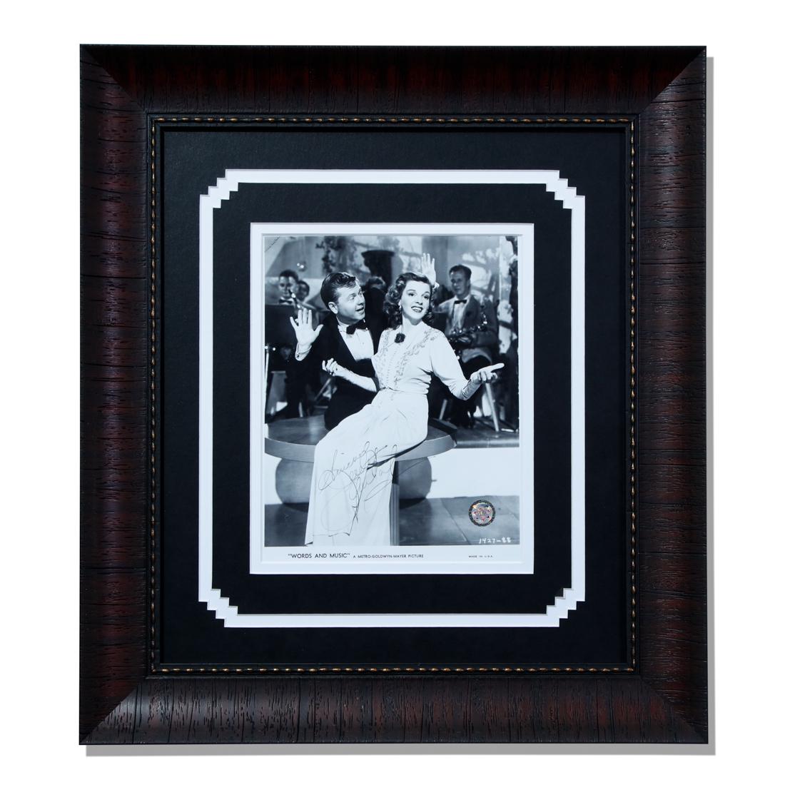 JUDY GARLAND AND MICKEY ROONEY SIGNED PHOTOGRAPH (1 of 4)