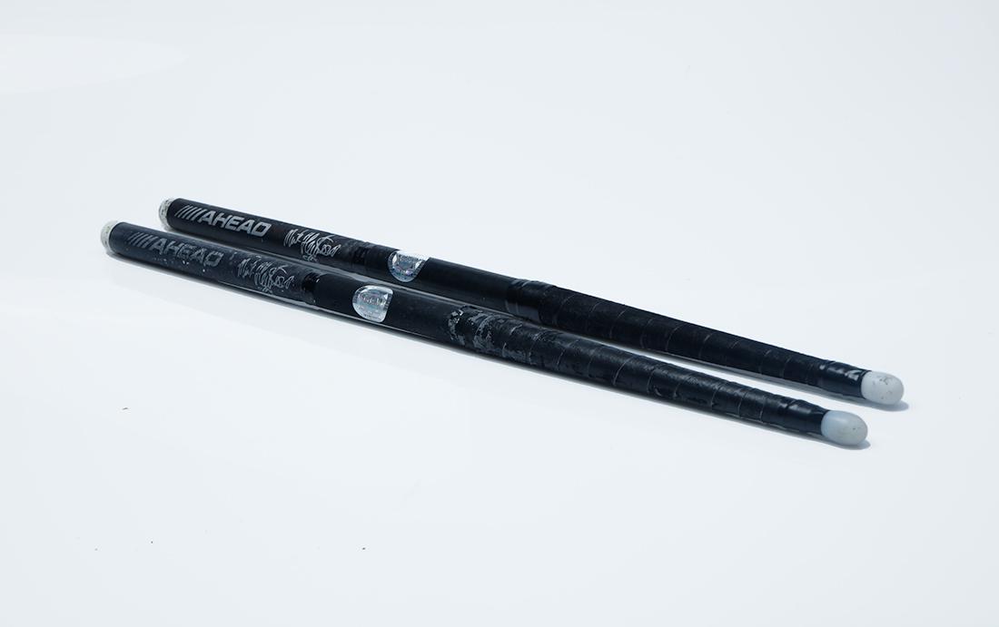 Mick Fleetwood Signed Concert Used Drum Sticks (1 of 3)