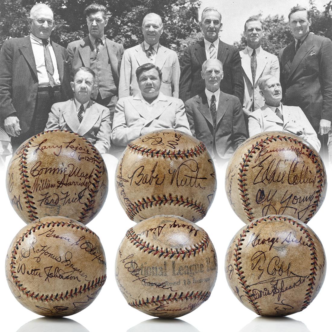 1939 Centennial HOF Induction Members Signed Ball (1 of 8)