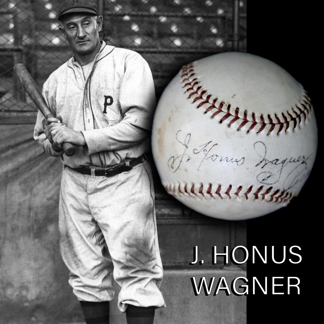 Rare Honus Wagner Signed Spalding Baseball (1 of 6)