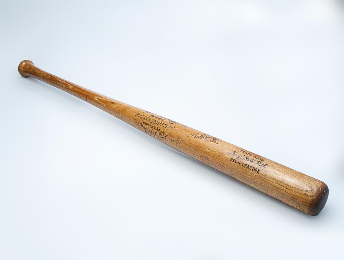 Babe Ruth Signed Louisville Slugger H&b 40 Brj Bat