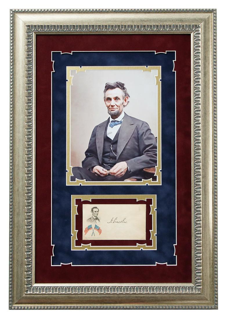 Abraham Lincoln Signed Envelope (1 of 4)