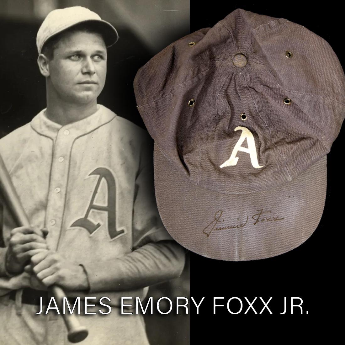 JIMMIE FOXX SIGNED VINTAGE A'S BASEBALL CAP (1 of 6)