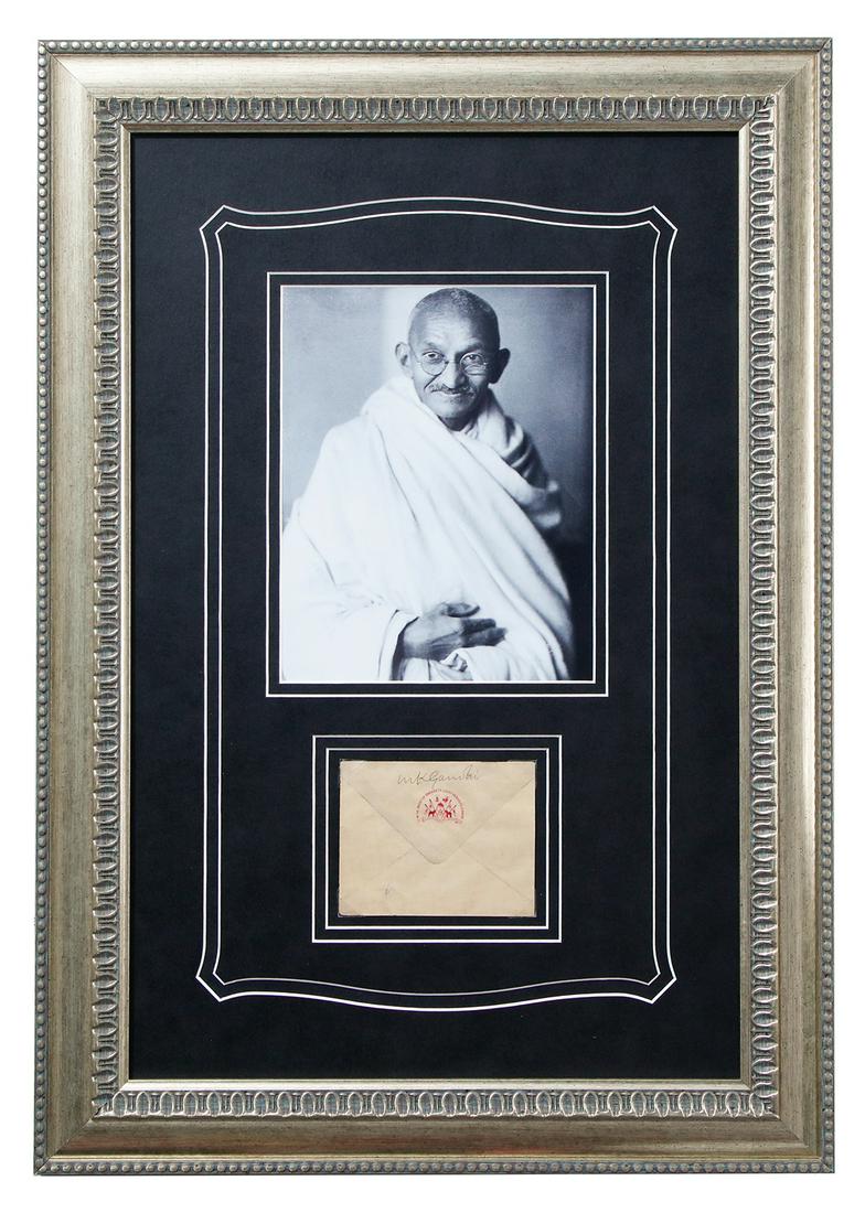 Mahatma Gandhi Signed Envelope (1 of 4)