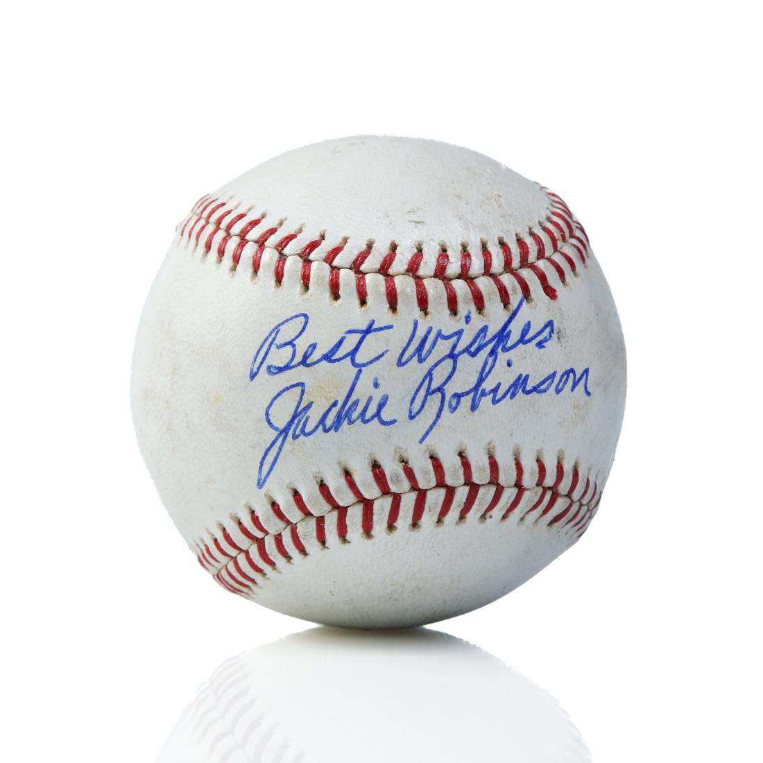JACKIE ROBINSON SIGNED ONL SPALDING BASEBALL (1 of 5)
