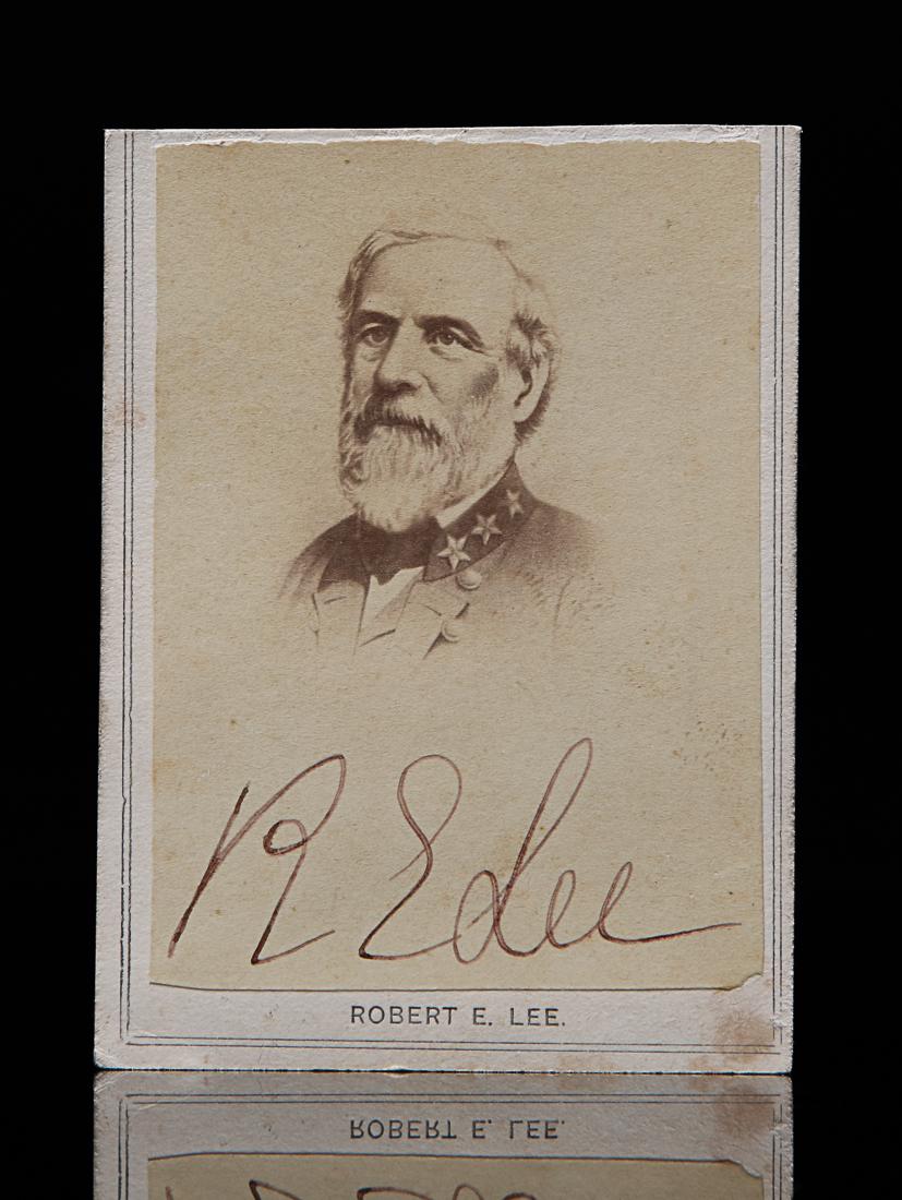 ROBERT E LEE SIGNED CDV (1 of 3)