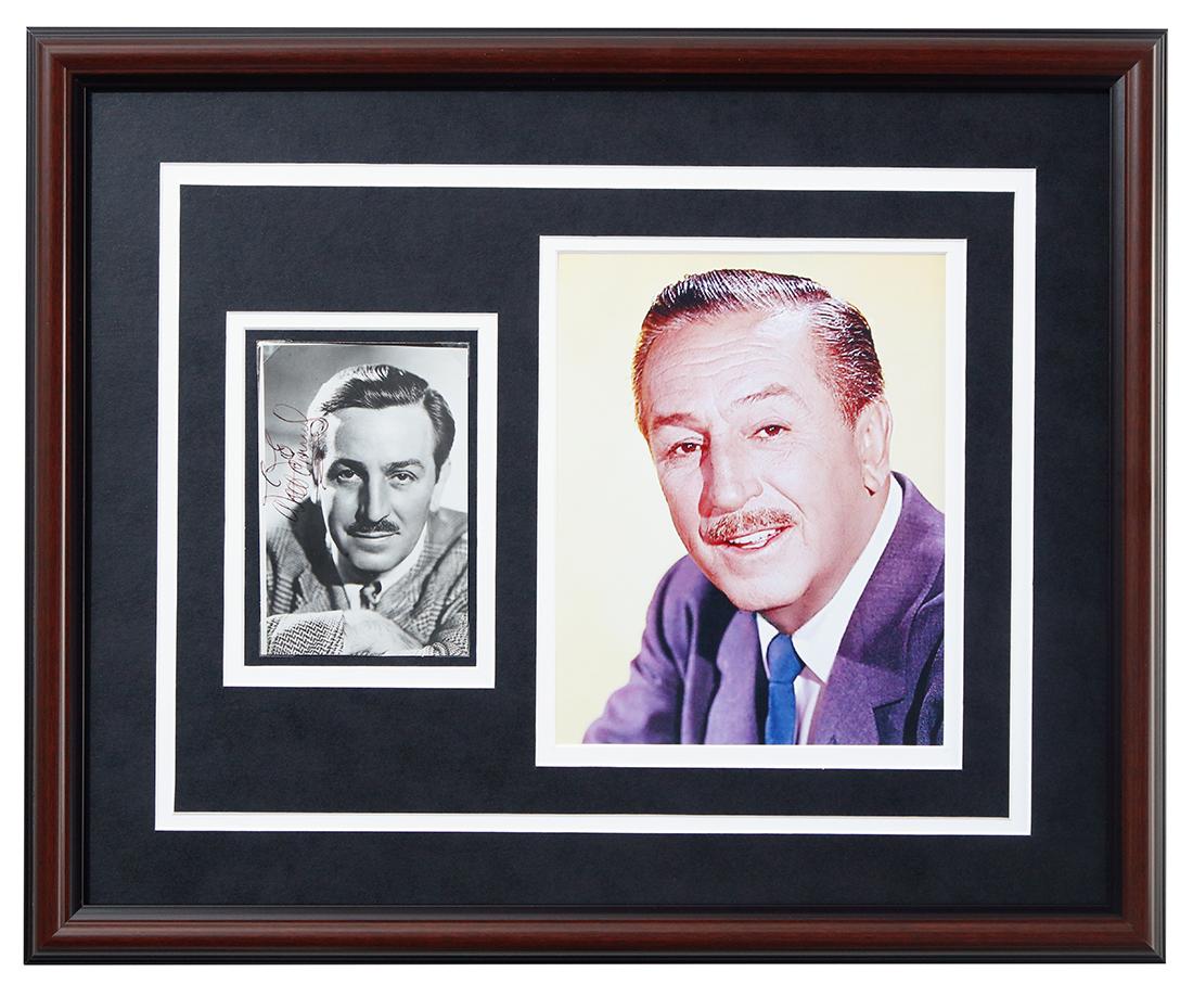 Walt Disney Signed 4 x 7 Photograph (1 of 4)