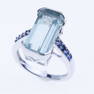 Size 8 Green Flourite Sterling Silver Ring
