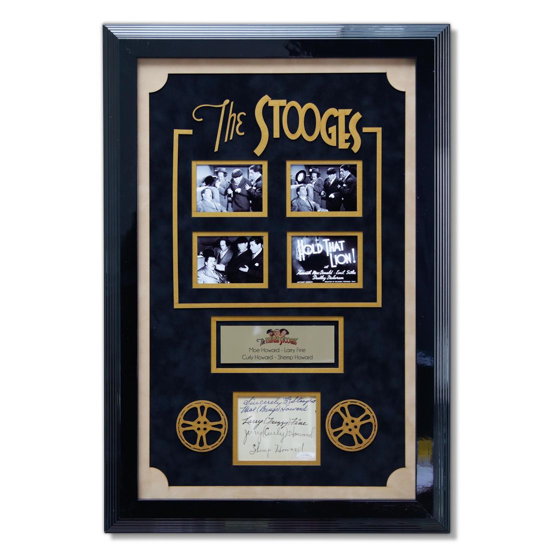 FOUR Stooges Signed Autograph Page (1 of 6)