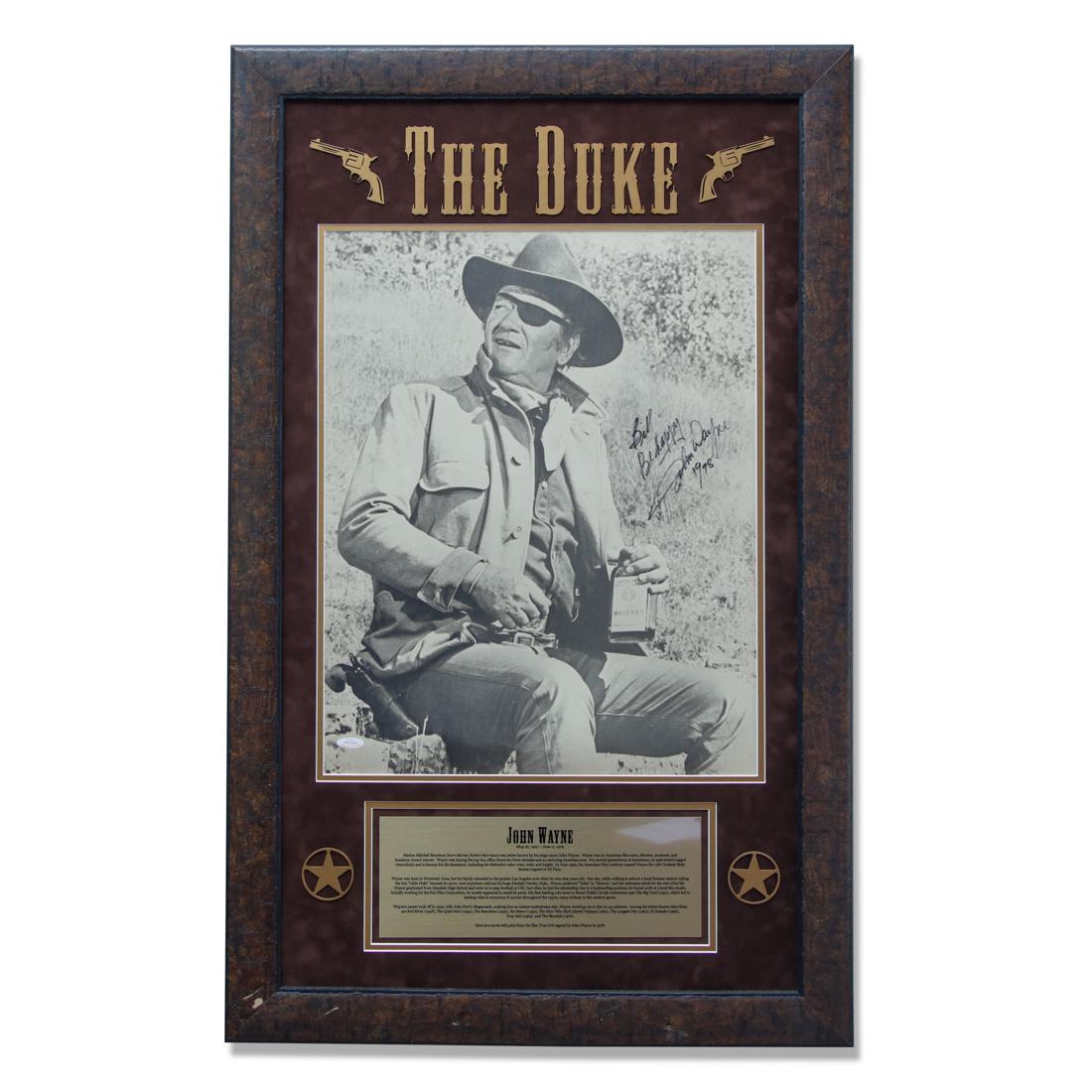 John Wayne Large Signed Photo (1 of 6)