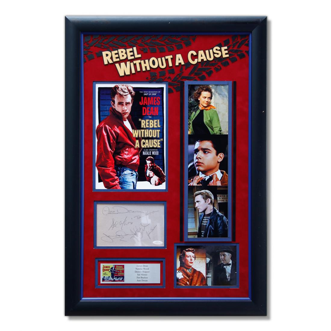 James Dean & Cast Signed Rebel Without A Cause (1 of 6)