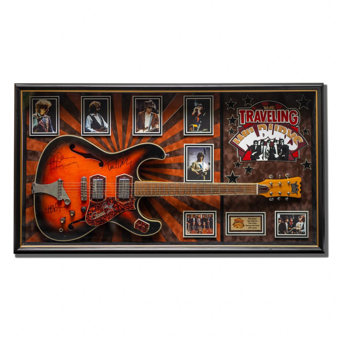 The Traveling Wilburys Signed Guitar (1 of 7)