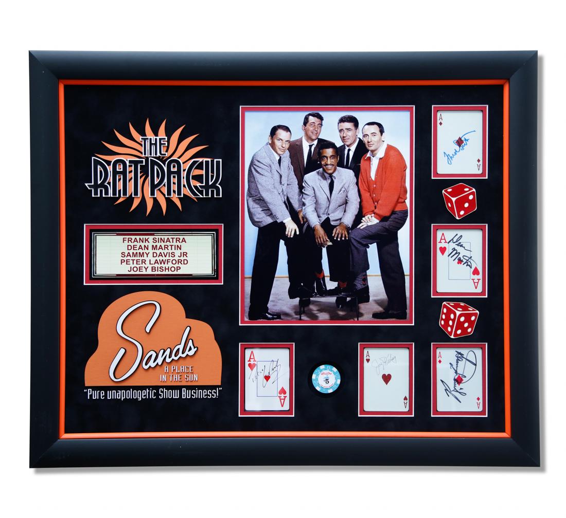 Rat Pack Autographed Playing cards (1 of 10)